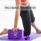 De Oefeningsblokken van de gymnastiekyoga Geplaatst Pilate-Baksteen/Yoga het Uitrekken zich Riemsteun leverancier