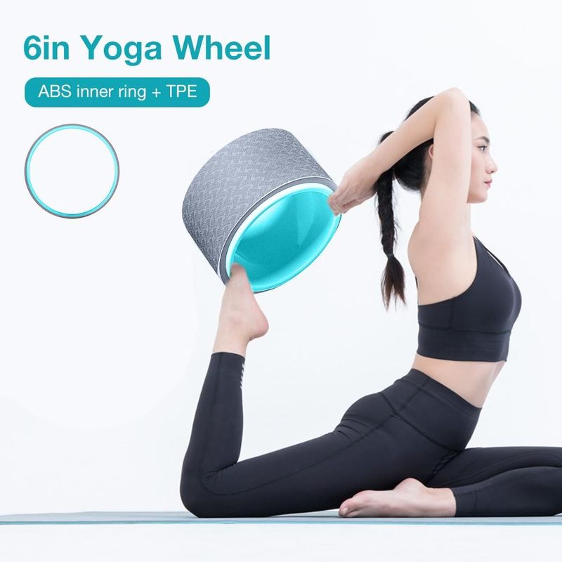 TPE-yoga pilates cirkel, de Rolwiel van de Yogageschiktheid Achter Opleidingshulpmiddel leverancier